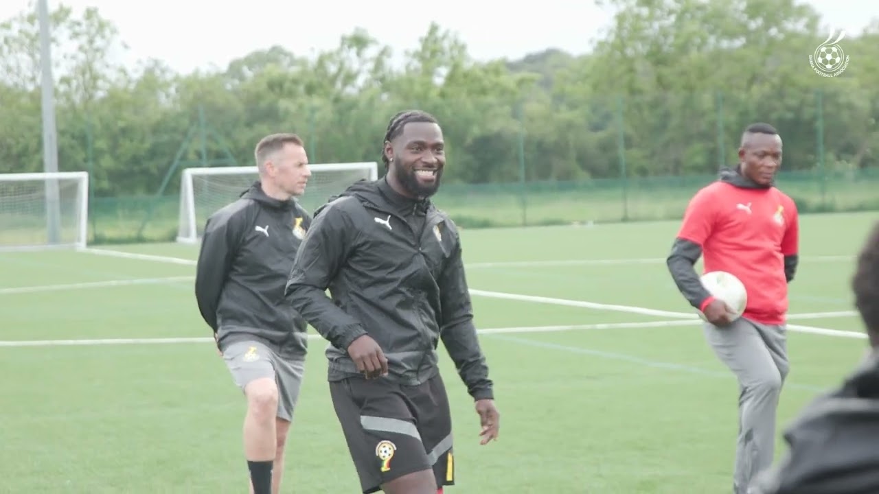 BLACK STARS FIRST TRAINING IN LONDON AHEAD OF FIRST UNITY GAME AGAINST NIGERIA