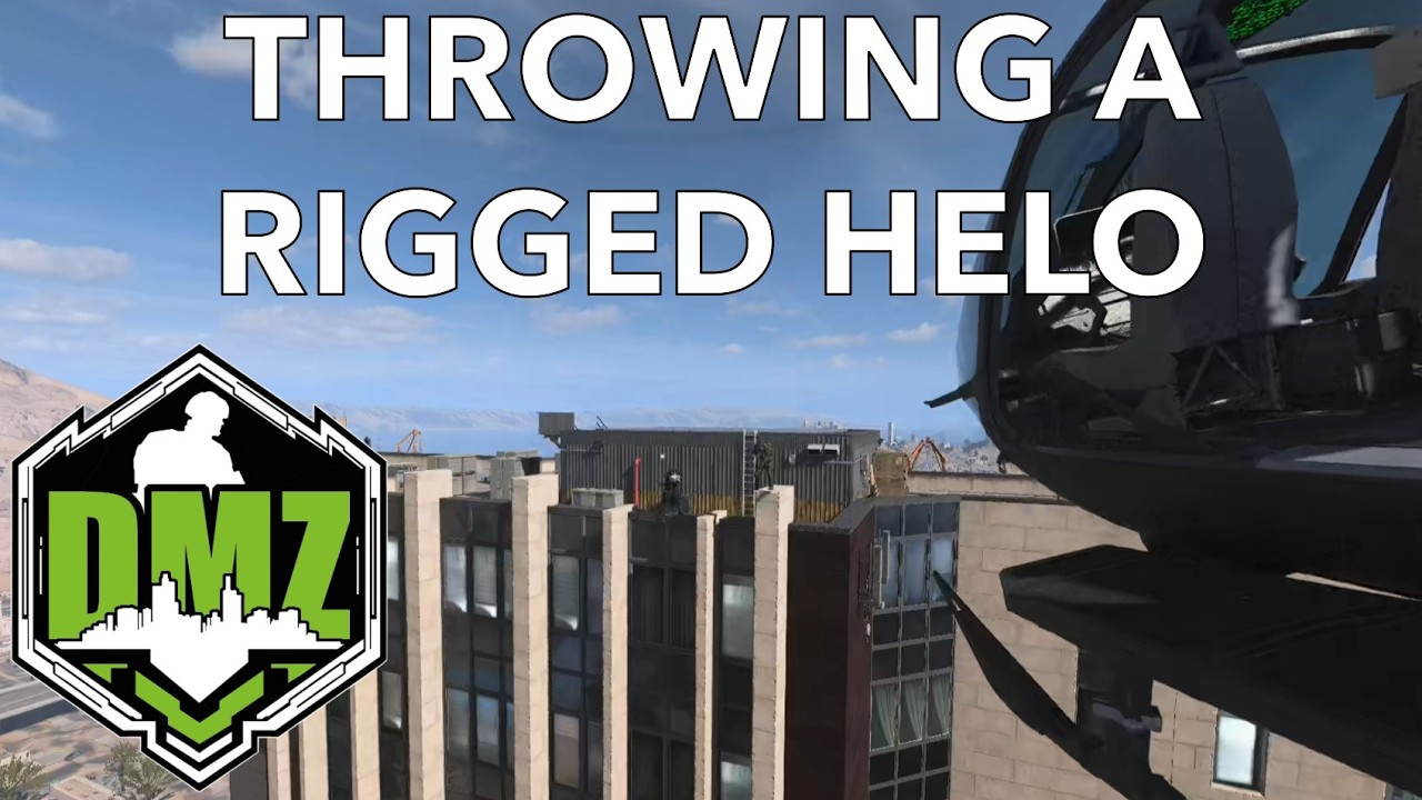 Making friends by throwing a Helo