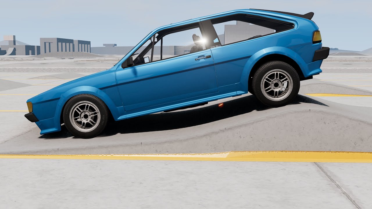 Beamng Drive - Volkswagen Scirocco II Suspension Testing