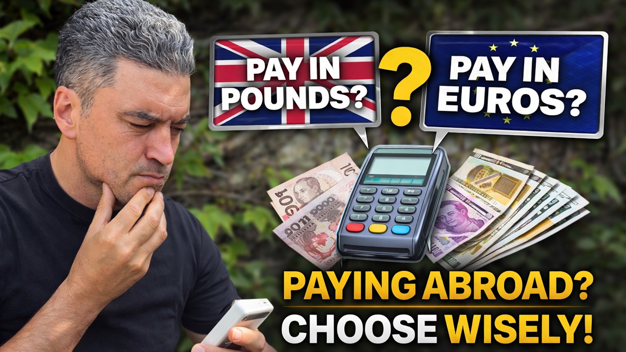 При оплате картой за границей следует использовать фунты стерлингов или евро? (применимо ко всем ...