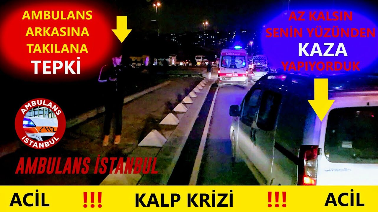 Авария скорой помощи была почти закончена !!! (AMBULANS ISTANBUL)