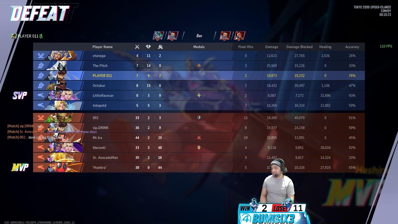 [DROPS] Marvel Rivals [PC]: Time to get a grip and get these wins with Mr. Fantastic! | Record: 0-2