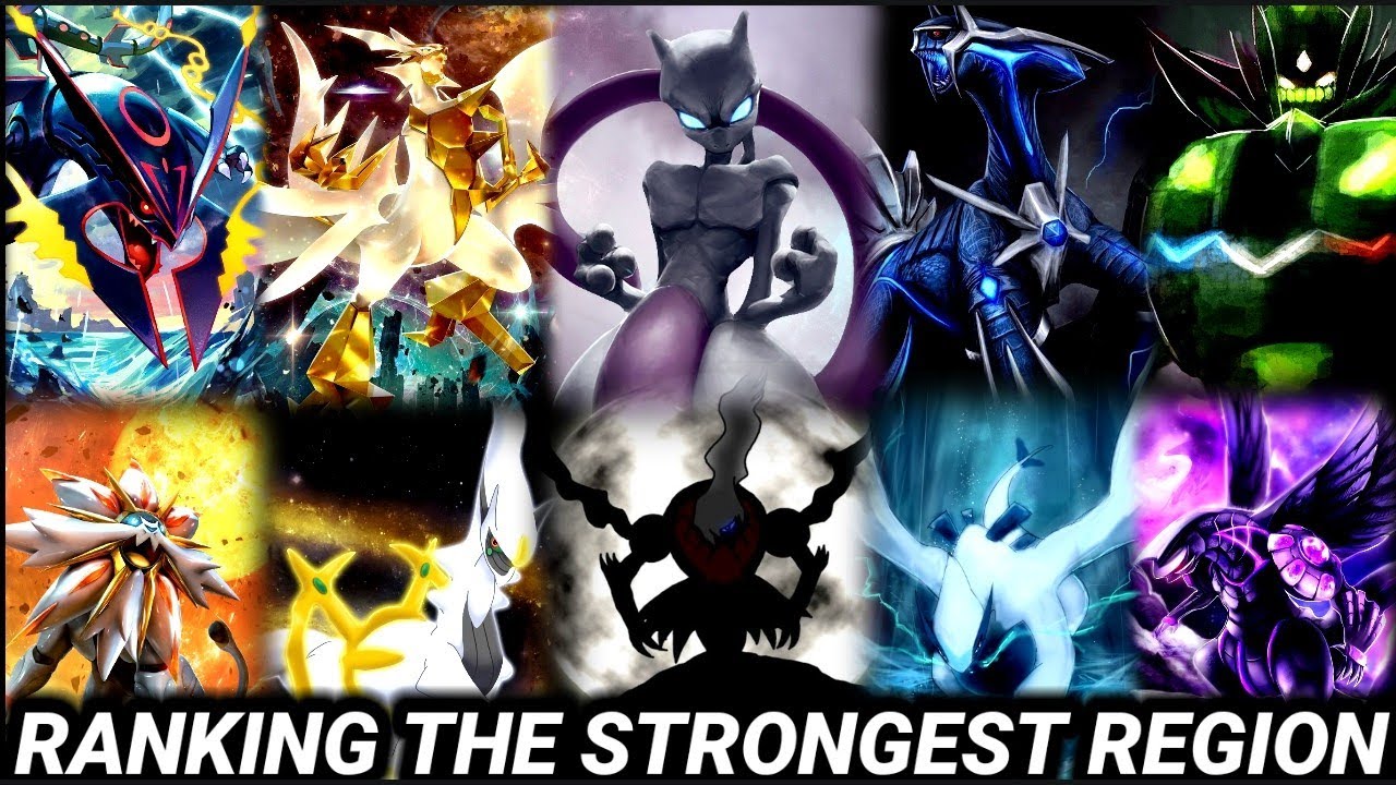 Ranking the Strongest Region | Strongets Region of Legendary Pokemons @Pokedon 2