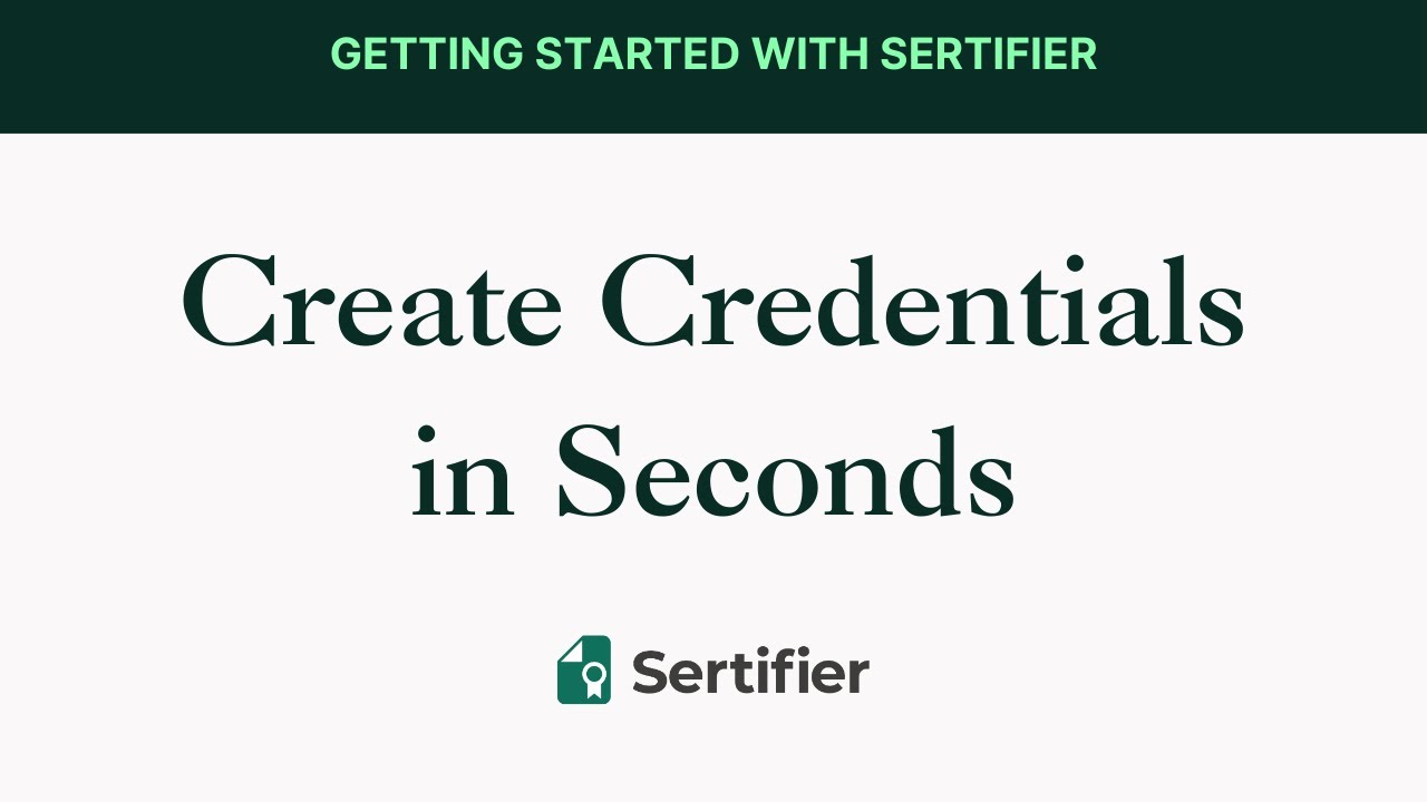 Sertifier | Automated Digital Certificates and Badges in Seconds