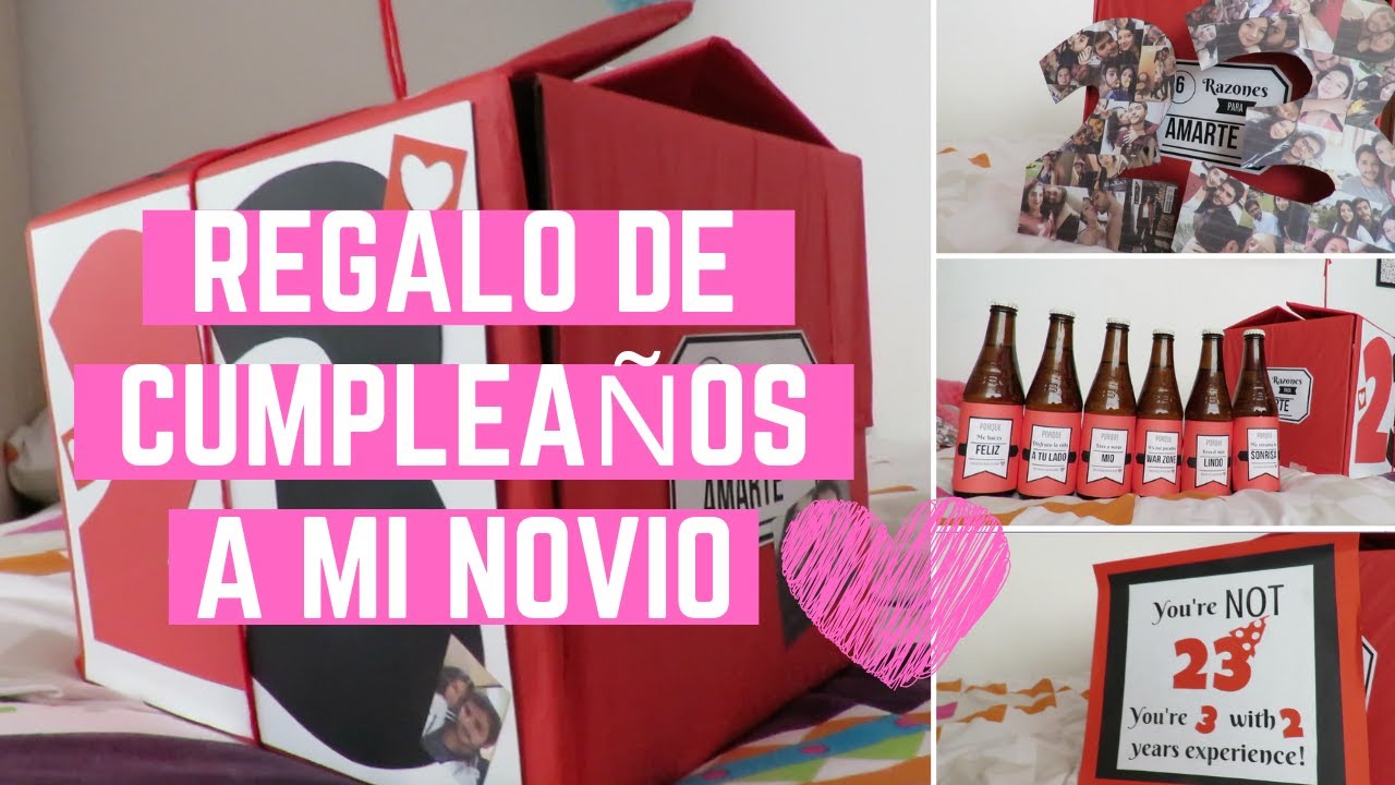 ¡REGALO DE CUMPLEAÑOS A MI NOVIO! CAJA SORPRESA, MAFA♡