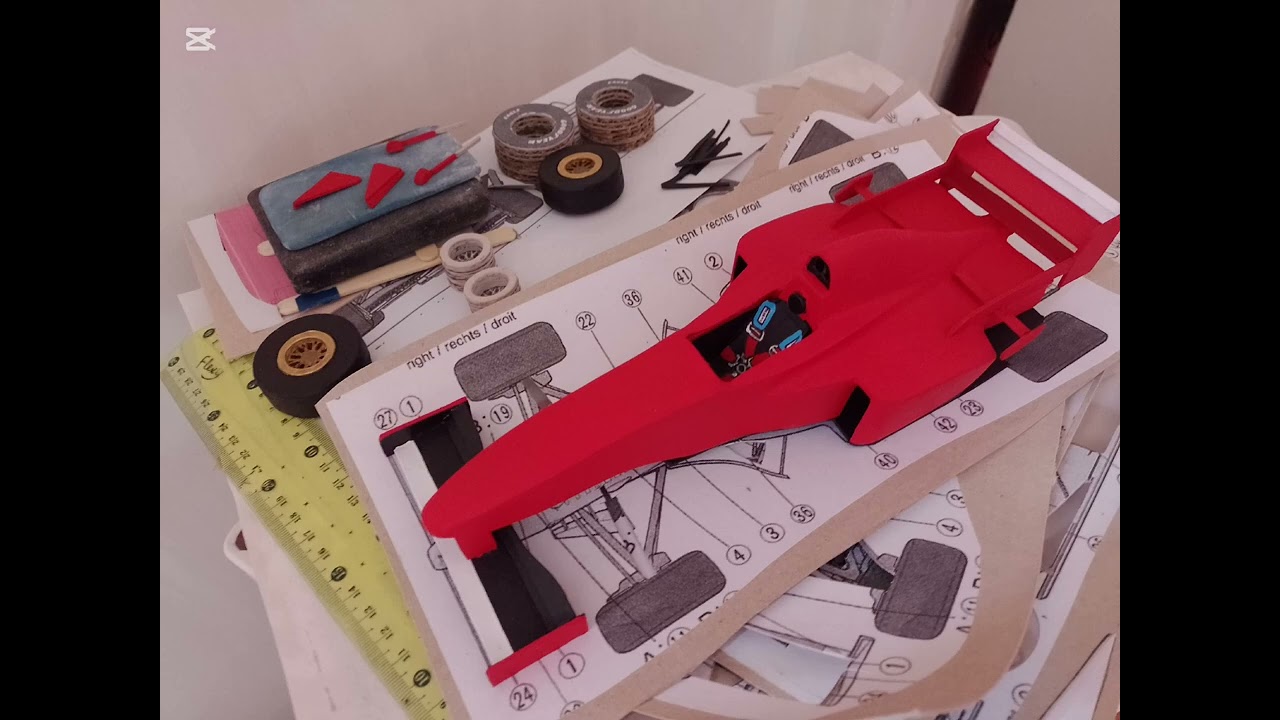 How to make a F1/cómo hacer un formula1con cartón#f1car#f1diecast #f1#f1legend#f1legends#f1ferrari