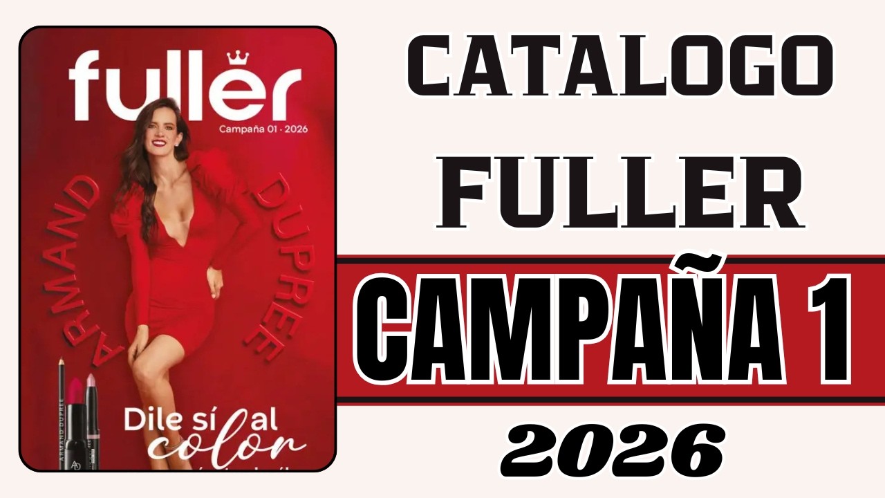 🔥 CAT&Aacute;LOGO FULLER CAMPA&Ntilde;A 1 2026 COMPLETO | Ofertas Fuller Abril Mayo 2026 | Perfumes, Maquillaje