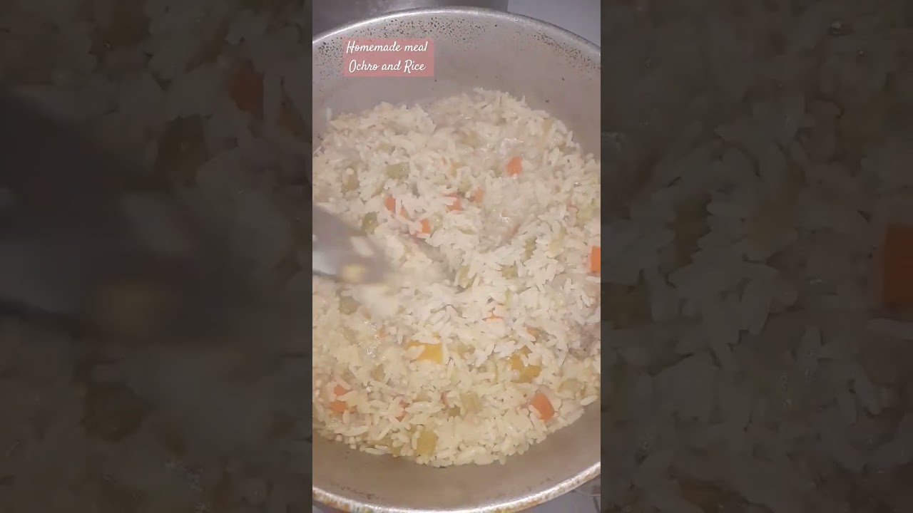 Homemade Meal//Ochro and Rice//Trinidad YouTuber 