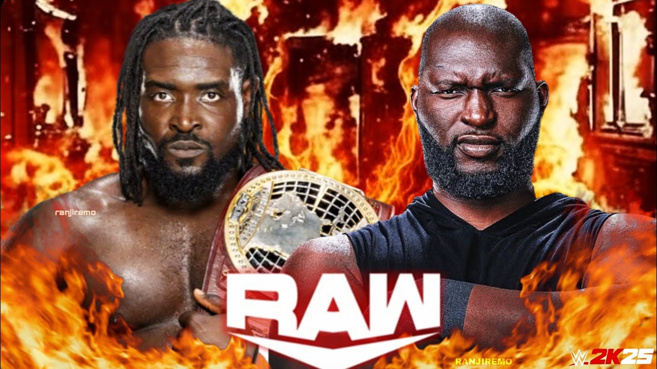 Oba Femi vs Omos Wwe Raw Netflix 11 Feb 2026 Extreme Rules Wwe2k25 Simulation - FULL MATCH