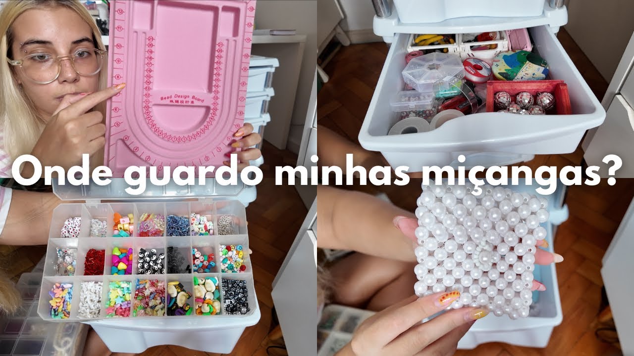 TOUR pelo meu GAVETEIRO DE MIÇANGAS | Organização da minha loja de bijuterias🌟