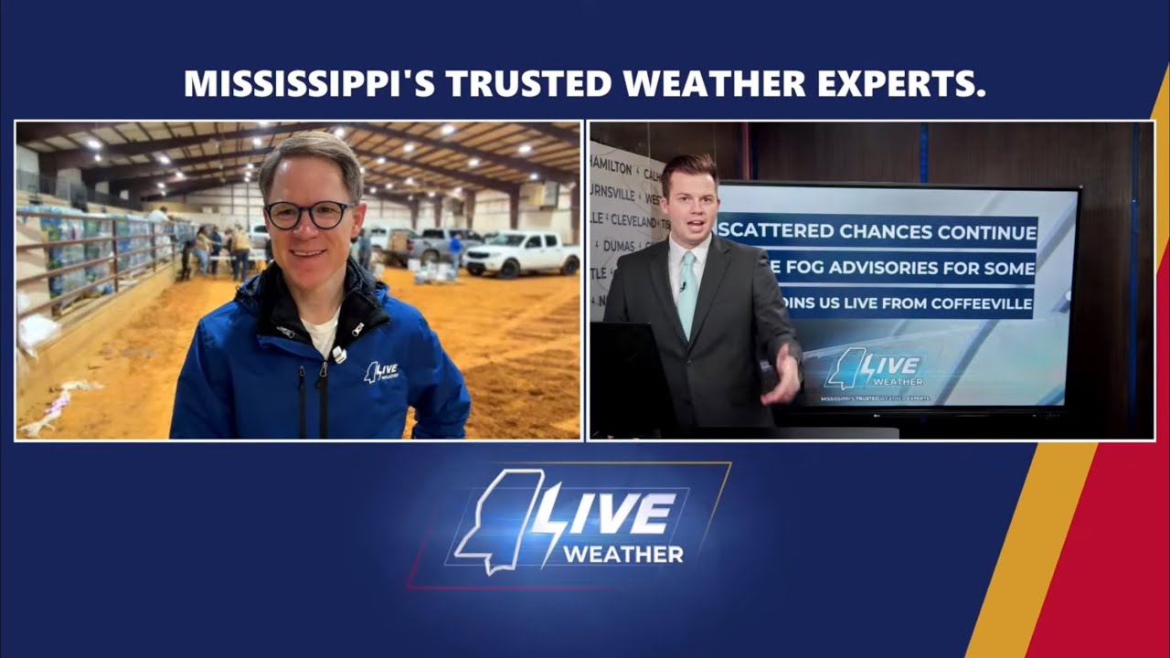 LIVE at 5: Matt's live in Coffeeville with recovery efforts and Gabe tracks out the rest of the rain