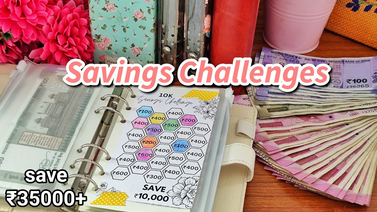 Money Savings Challenges🤩 INDIA 💵52 week savings challenge | Save 1 Lakh in 3 Months😱