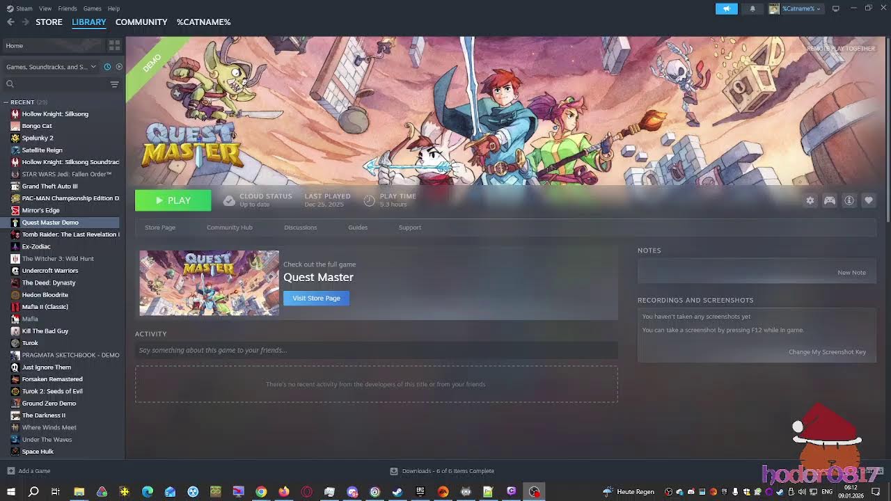 Friday January 9th 2026 (Day 522) Twitch Mirror, Sit Back and Enjoy