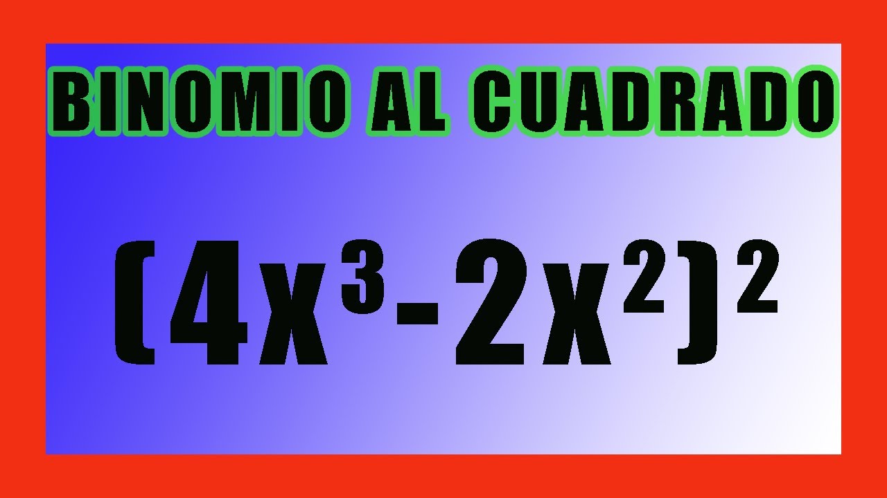 ✅👉 BINOMIO AL CUADRADO ✅ Productos Notables Binomio al Cuadrado ✅ Binomio al cuadrado Ejercicios