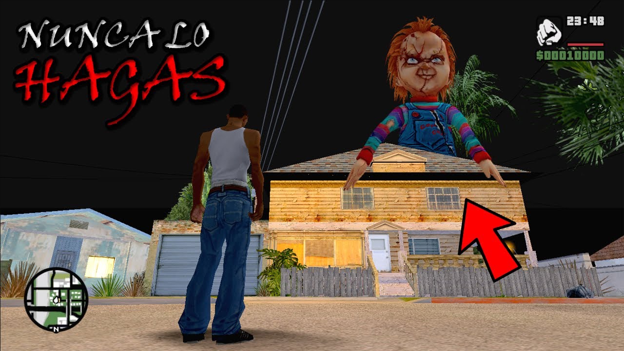 Nunca te metas con CHUCKY en el GTA San Andreas o lo Lamentaras !