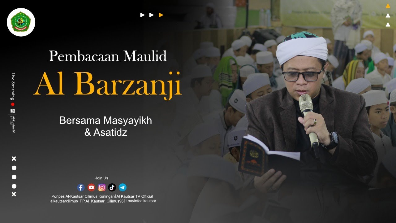 PEMBACAAN MAULID Al BARZANJI || MASYAYIKH DAN ASATIDZ PONPES AL KAUTSAR | 29/09/2022.