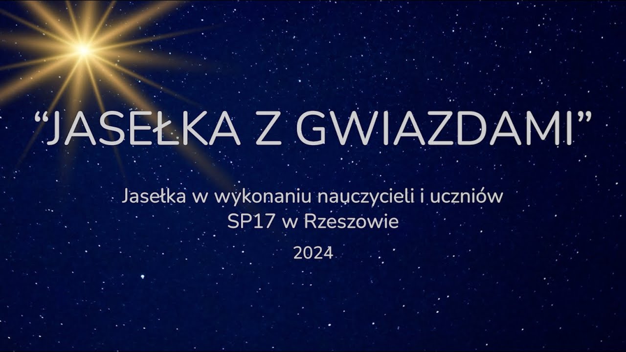 Jasełka - SP 17 w Rzeszowie, 3.01.2024