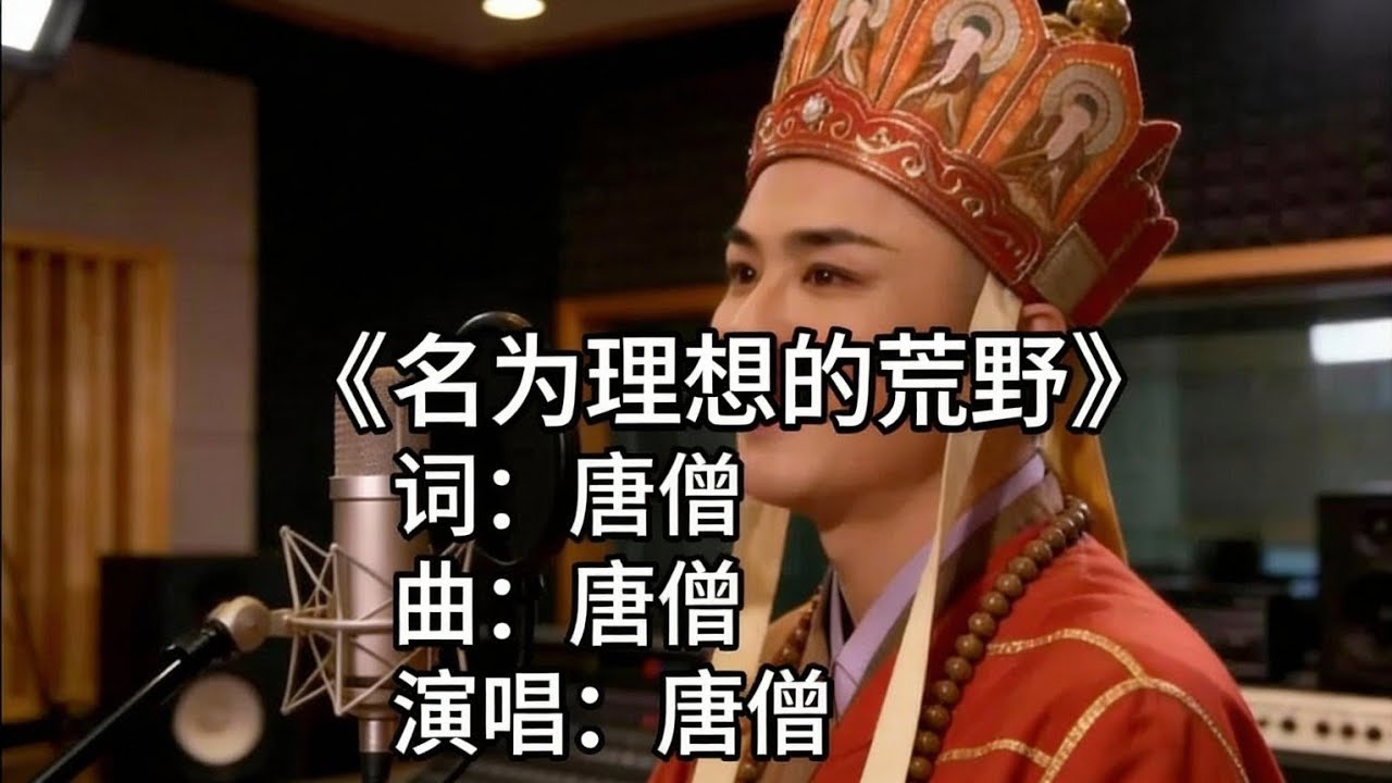 AI神仙曲！《名为理想的荒野》The Wilderness of Ideal - 当三藏换上西装背起KPI | 现代西游禅意流行 | #ai音乐  #扎心 #职场 #神曲 #西游记 #破防