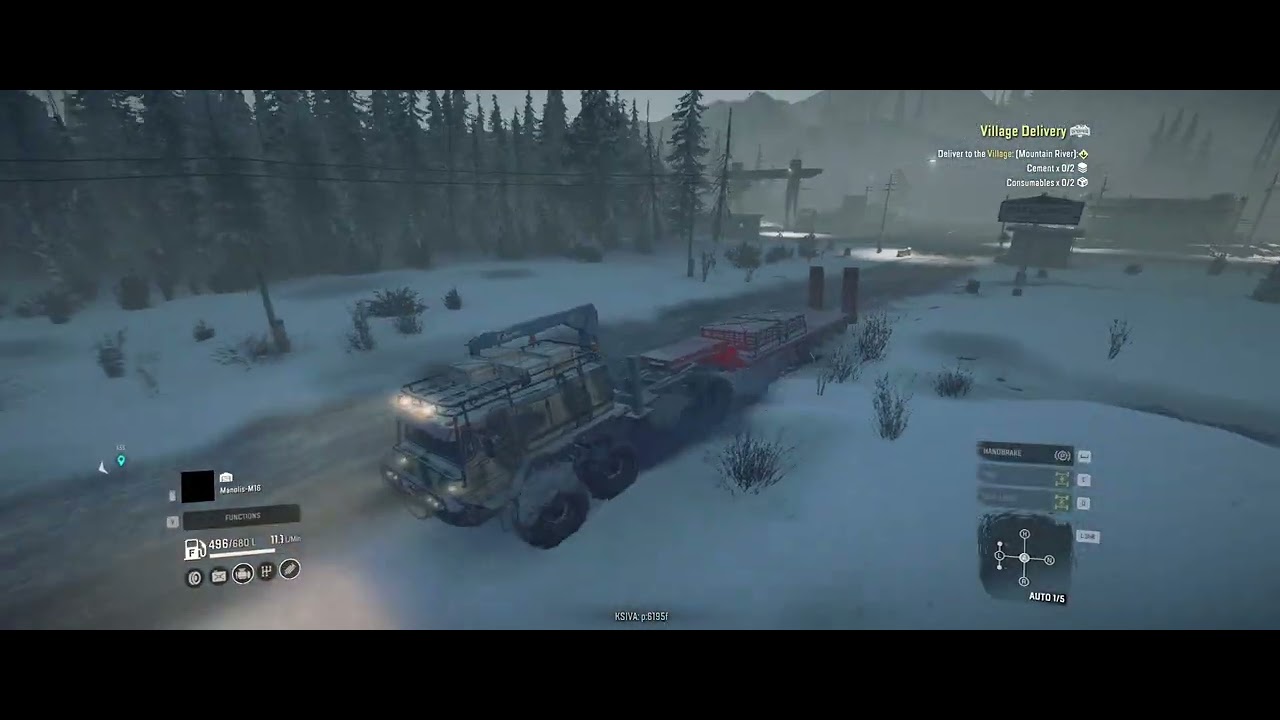 🔸SNOWRUNNER🔸MISSION BUNDLE🔸1) Mountain Delivery 🔸2) Drilling Supplies🔸3) Village Delivery🔸