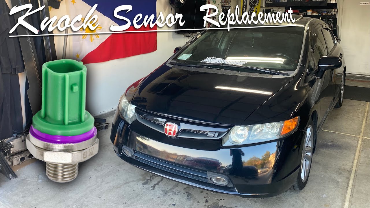 Fixing the CEL in my CIVIC SI! K20z3 Knock Sensor Replacement!