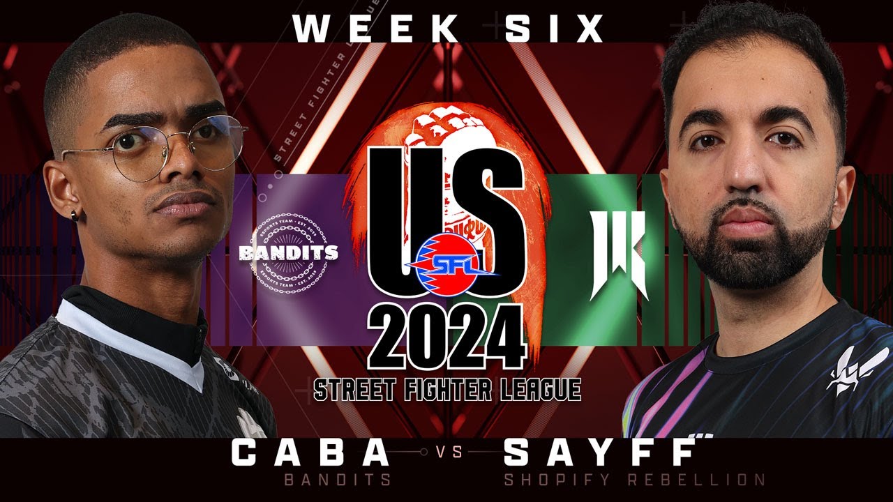Caba (Guile) vs. Sayff (Ken) - Bo3 - Street Fighter League Pro-US Week 6