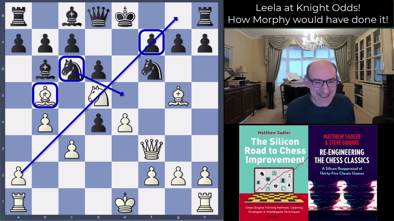 Silicon Road: Leela gives KNIGHT Odds! Hiow Morphy would have done it!