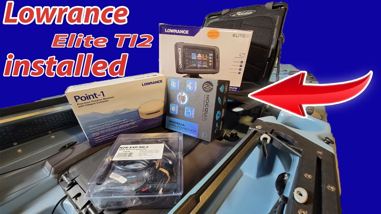 Fish finder install ~ Hobie Outback kayak