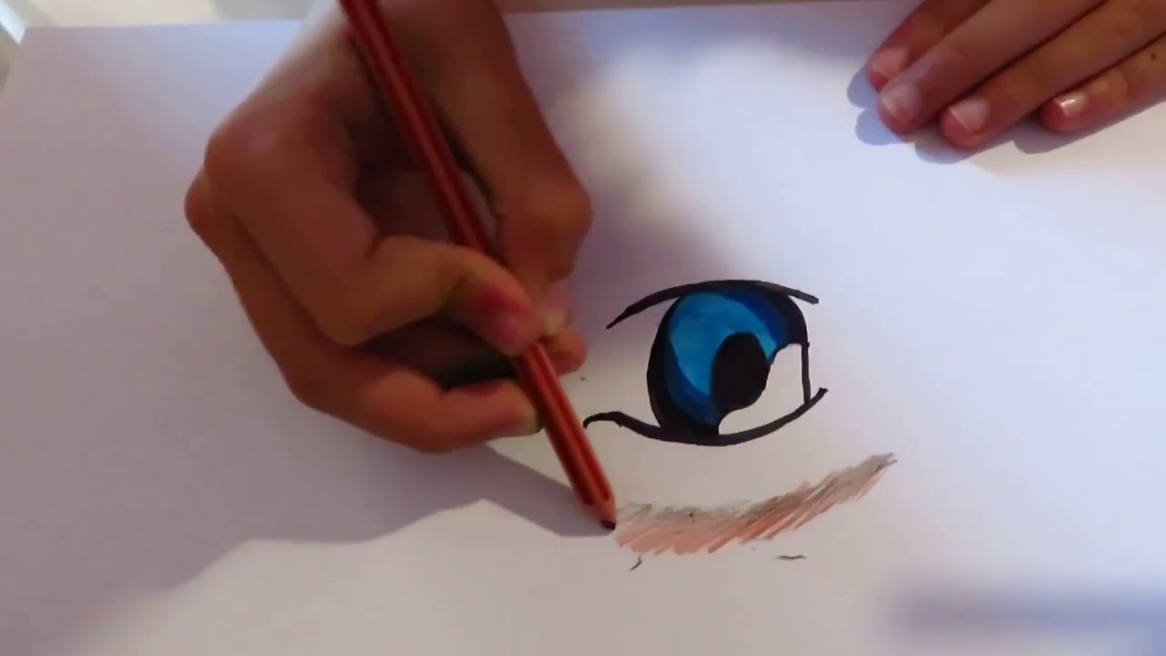 Spiego come fare un occhio manga passo per passo