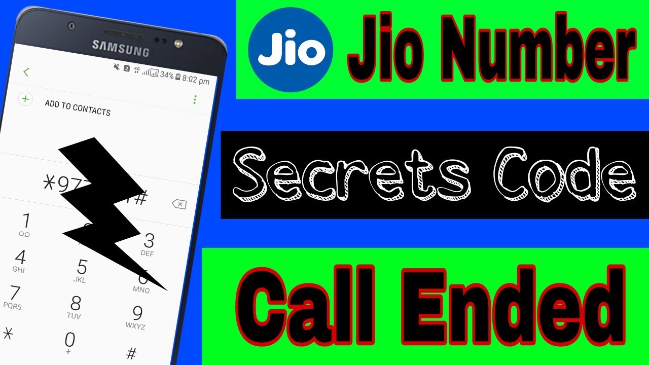 Jio number Secret Code -Jio secrets tricks | By technical kkc