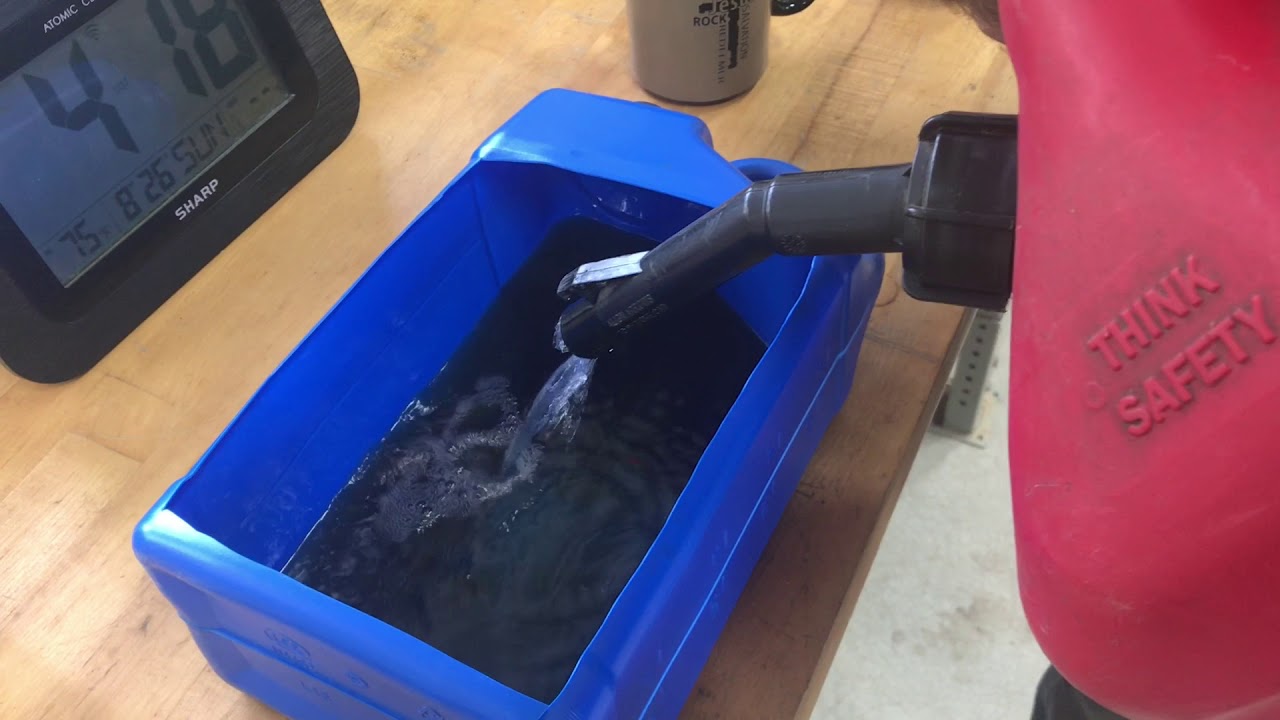 HOW to make a low-cost parts washer