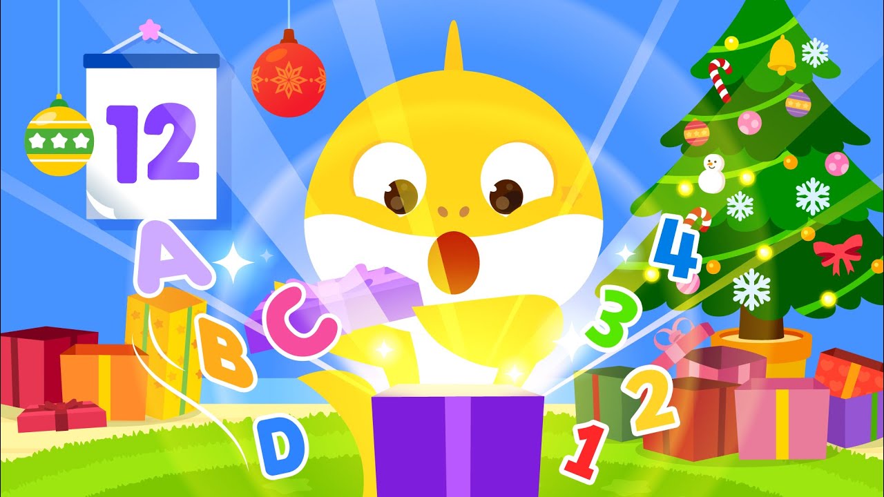 12 Days of Christmas🎄 | Christmas 123 & ABC | Best Carols for kids | Baby Shark Classroom