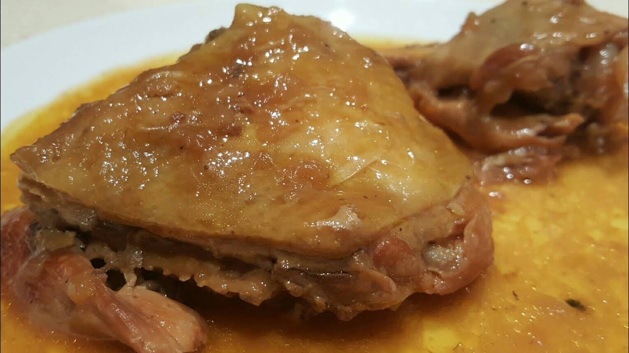 Pollo a la naranja en olla GM G