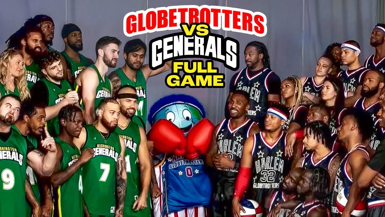 FULL GAME LIVE: Harlem Globetrotters VS Generals 🏀 Best Basketball Dunks & Dazzling Handles!
