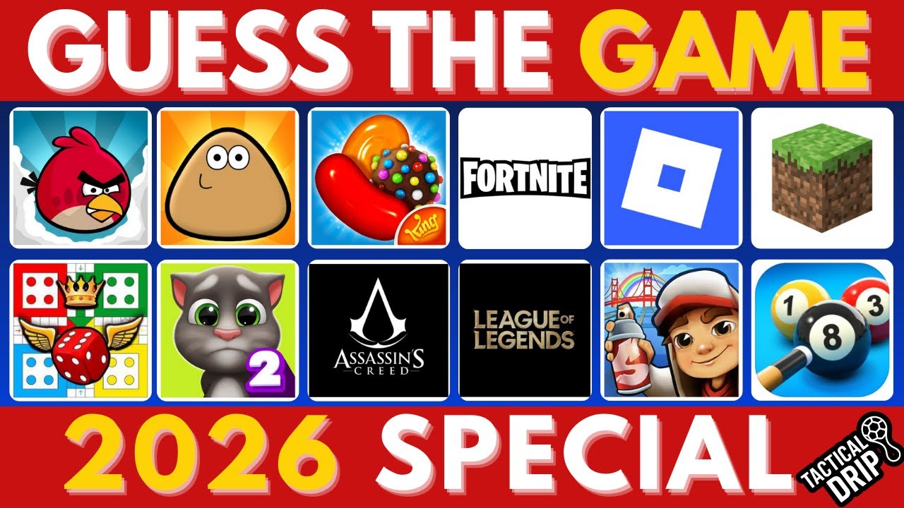 🎮 GUESS THE GAME BY ITS LOGO | Can You Name These Games?