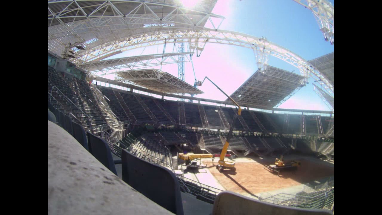 Timelapse techo parque roca