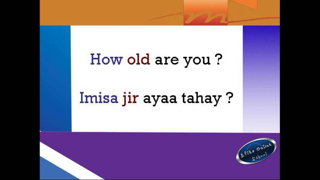 Basic English for Somali Speakers(asking questions)