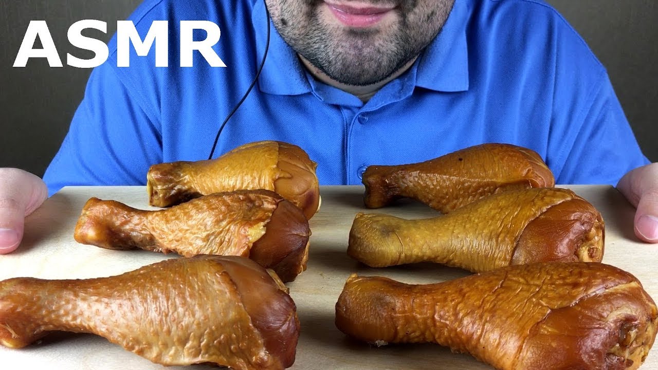 ASMR RUSSIAN CHICKEN DRUMSTICKS (Smoked Chicken) Mukbang *NO TALKING*