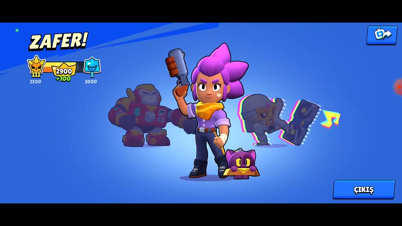 Brawl stars'ta Elmas 1 olmaya çalışıyoruz  ama rakipler çok güçlü 