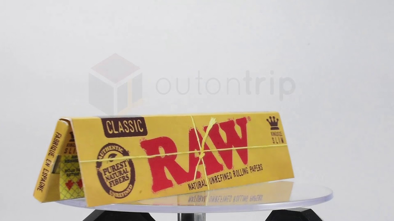 RAW CLASSIC UNBLEACHED ROLLING PAPERS KS SLIM by OutonTrip