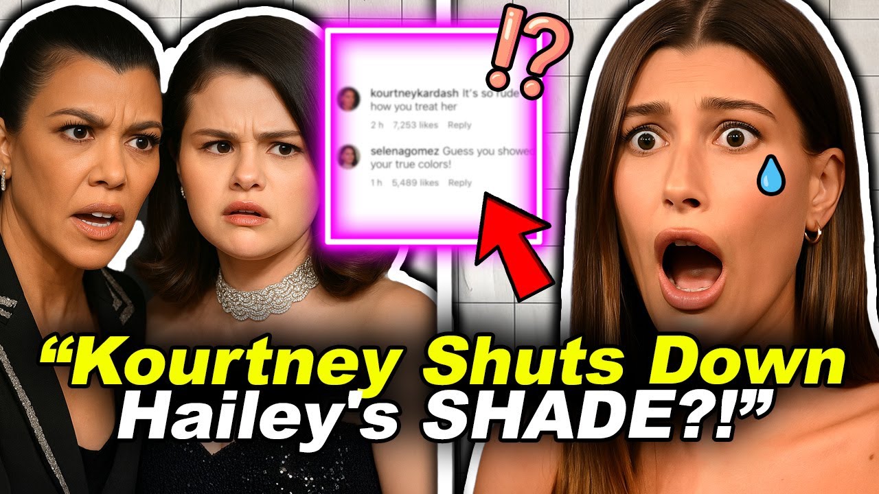 Кортни Кардашьян ЗАЩИЩАЕТ Селену после вирусного комментария Хейли в Instagram?!