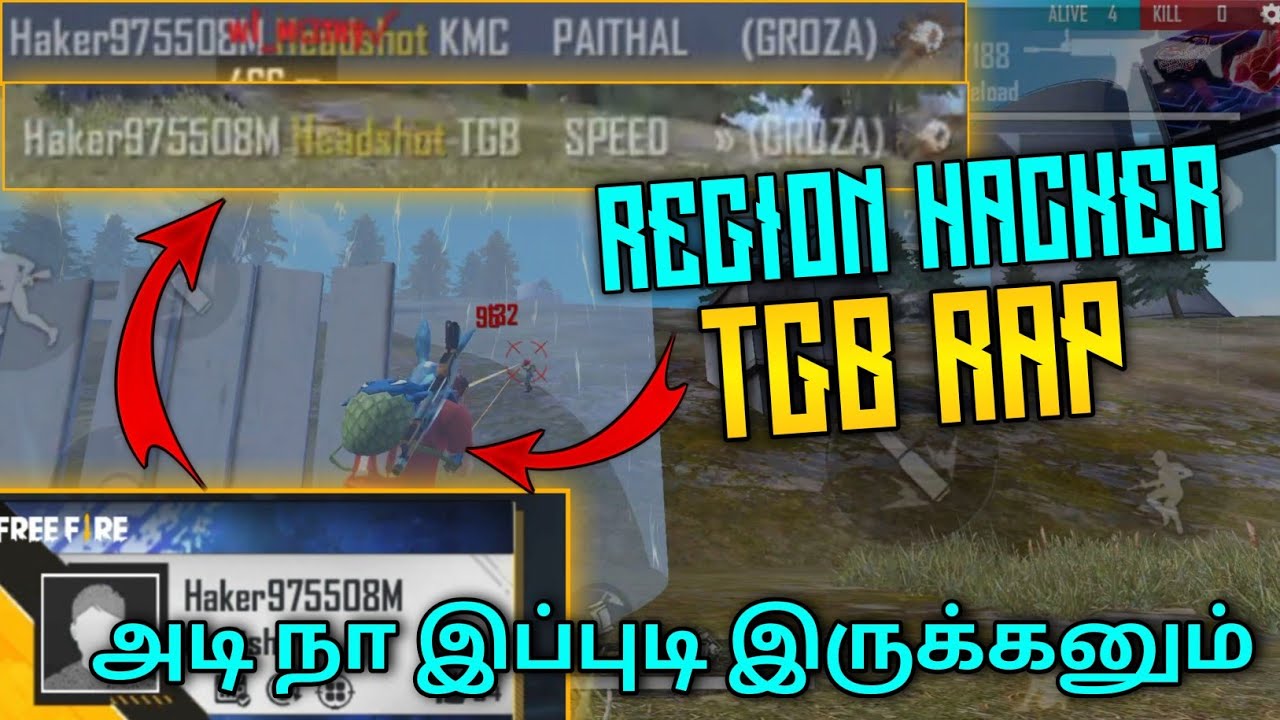 I KILLED REGION HEADSHOT HACKER || TGB RAP VS HACKER