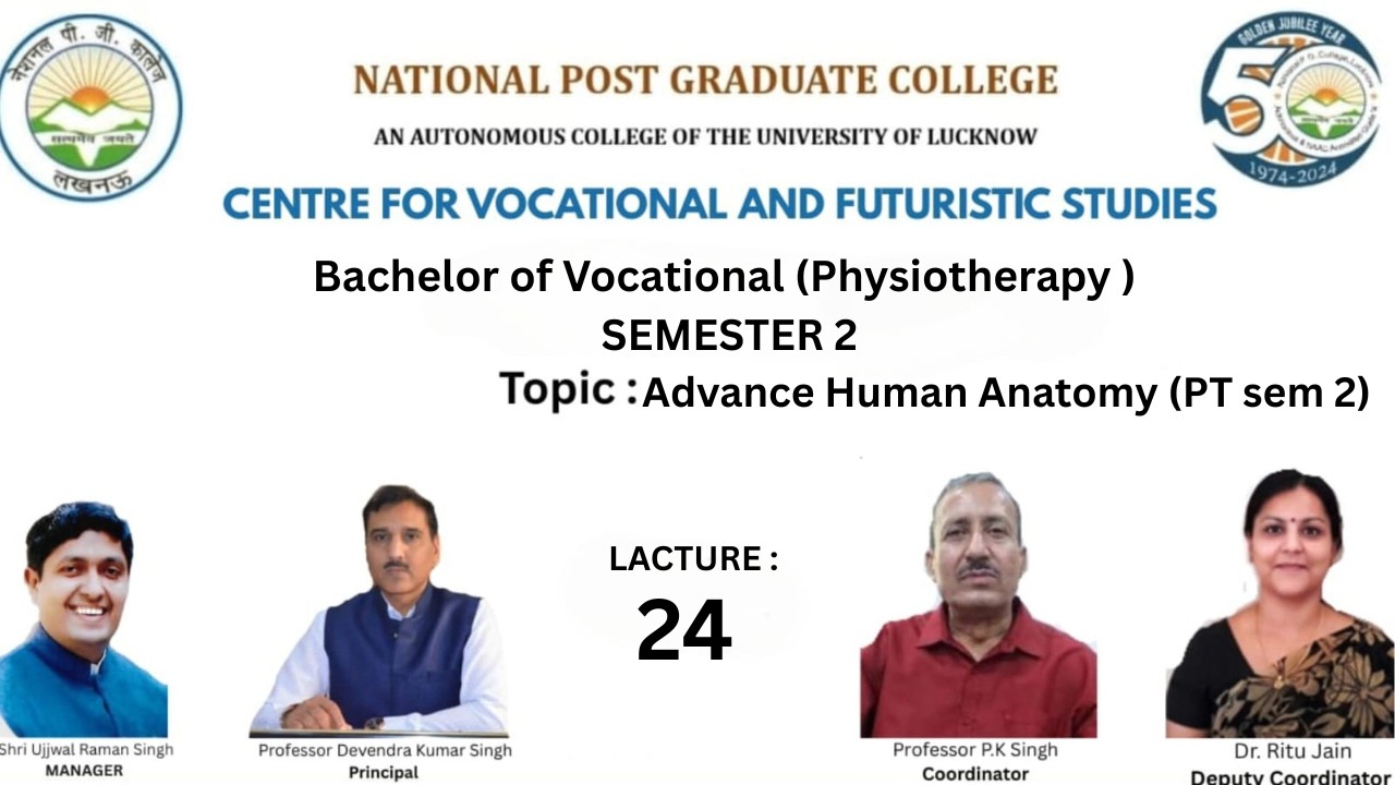 Advance Human Anatomy (PT sem 2)