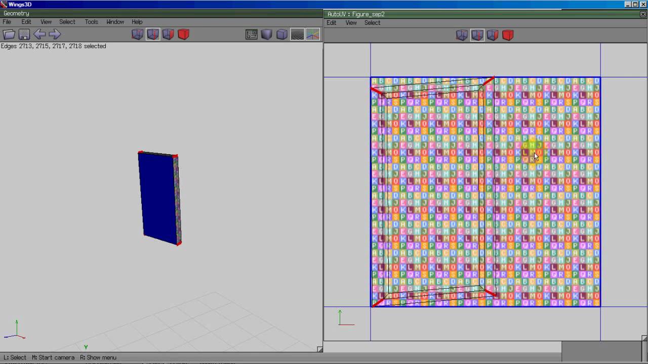 UV mapping in Wings3d Part 2