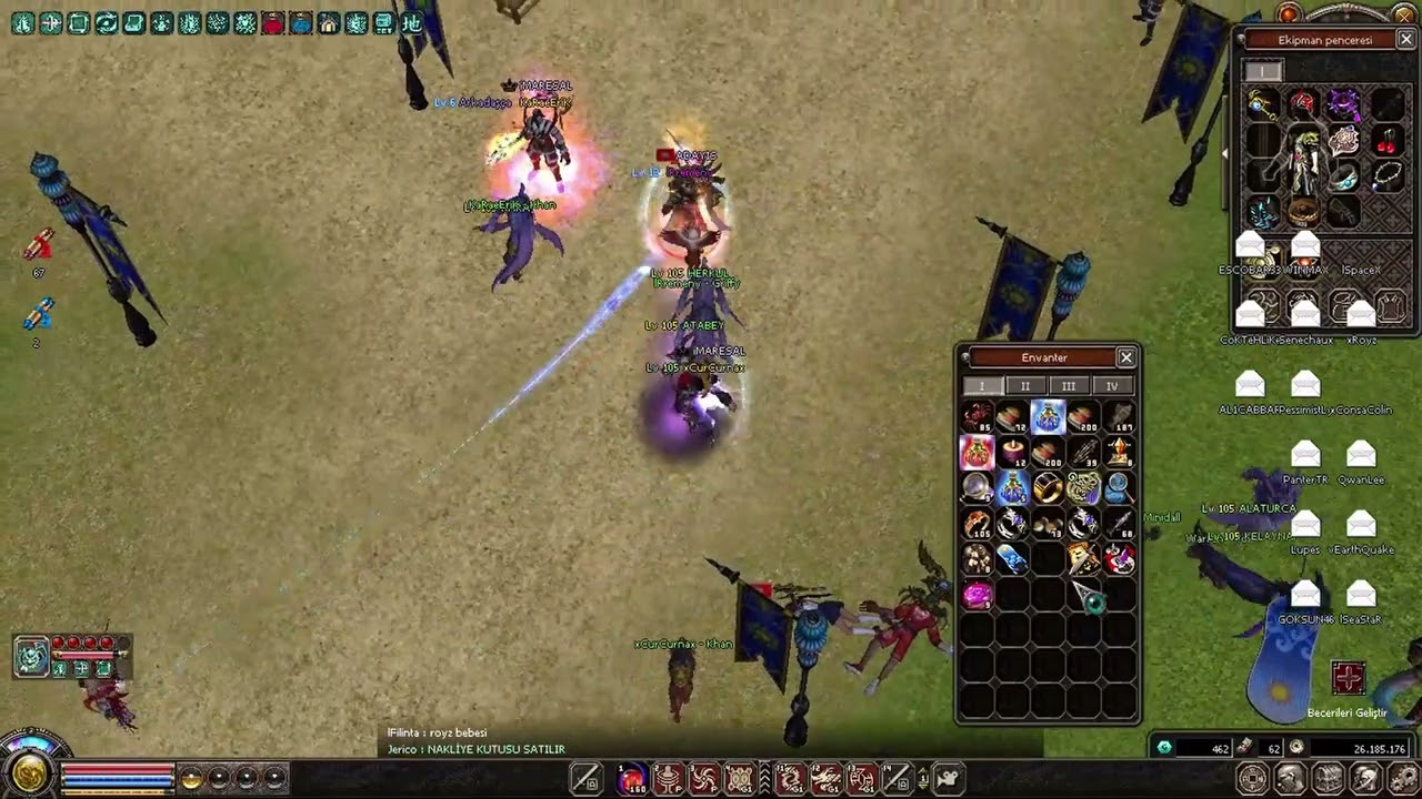 METİN2 TR xCurCurnax Bagjanamu Savaşları Düşük Lwlde Düşmanına Korku Salan Adam !