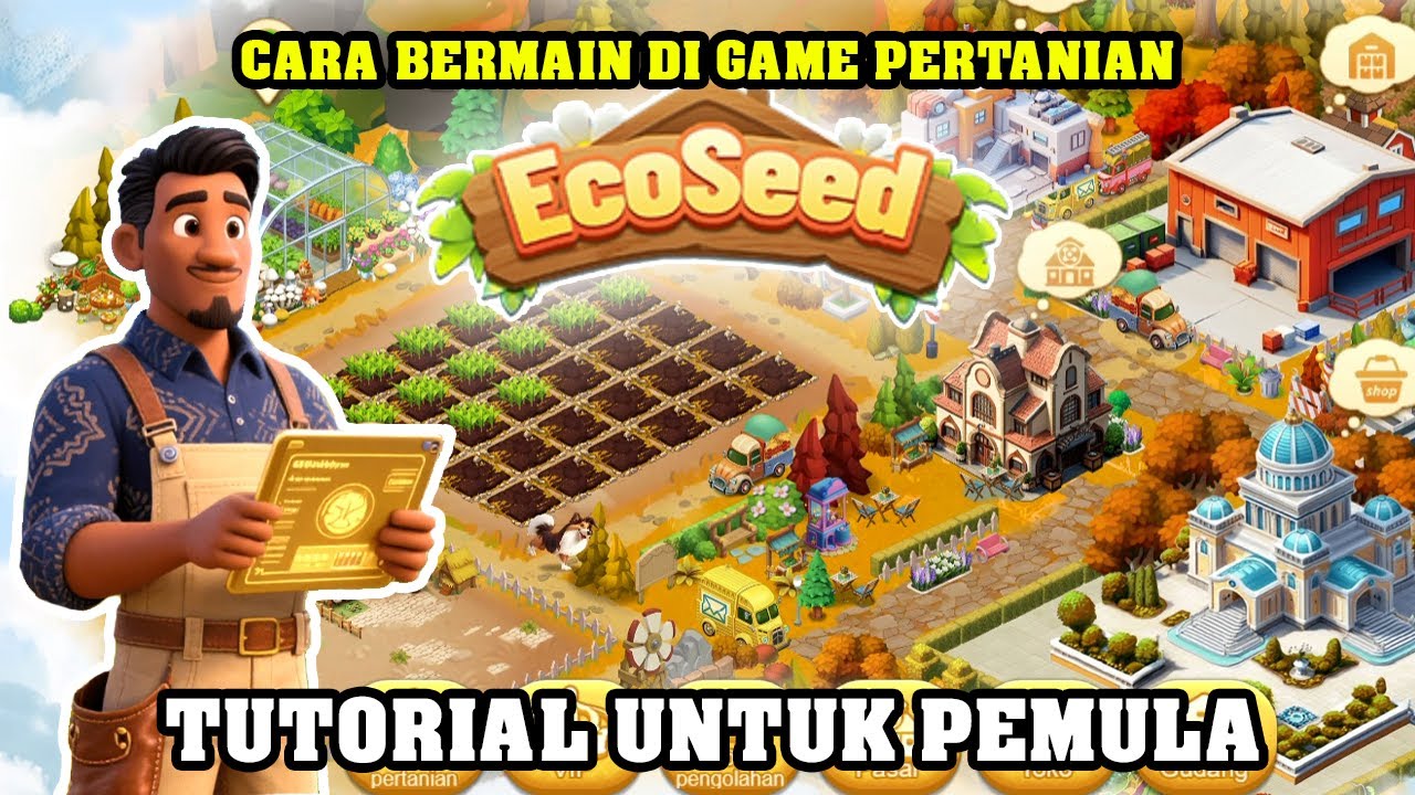 CARA BERMAIN DI GAME PERTANIAN ECOSEED
