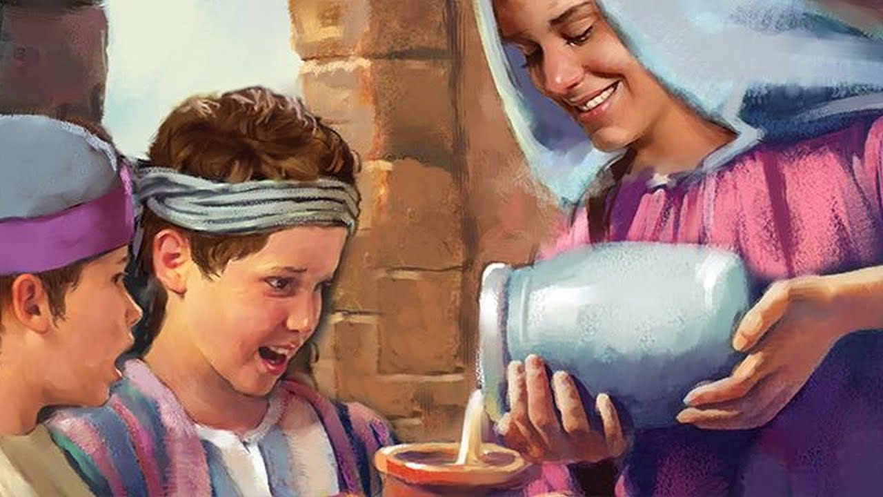 Sonntagschule - Prophet Elisa, die arme Frau und das Öl (#Kinderstunde #Kinderkirche)