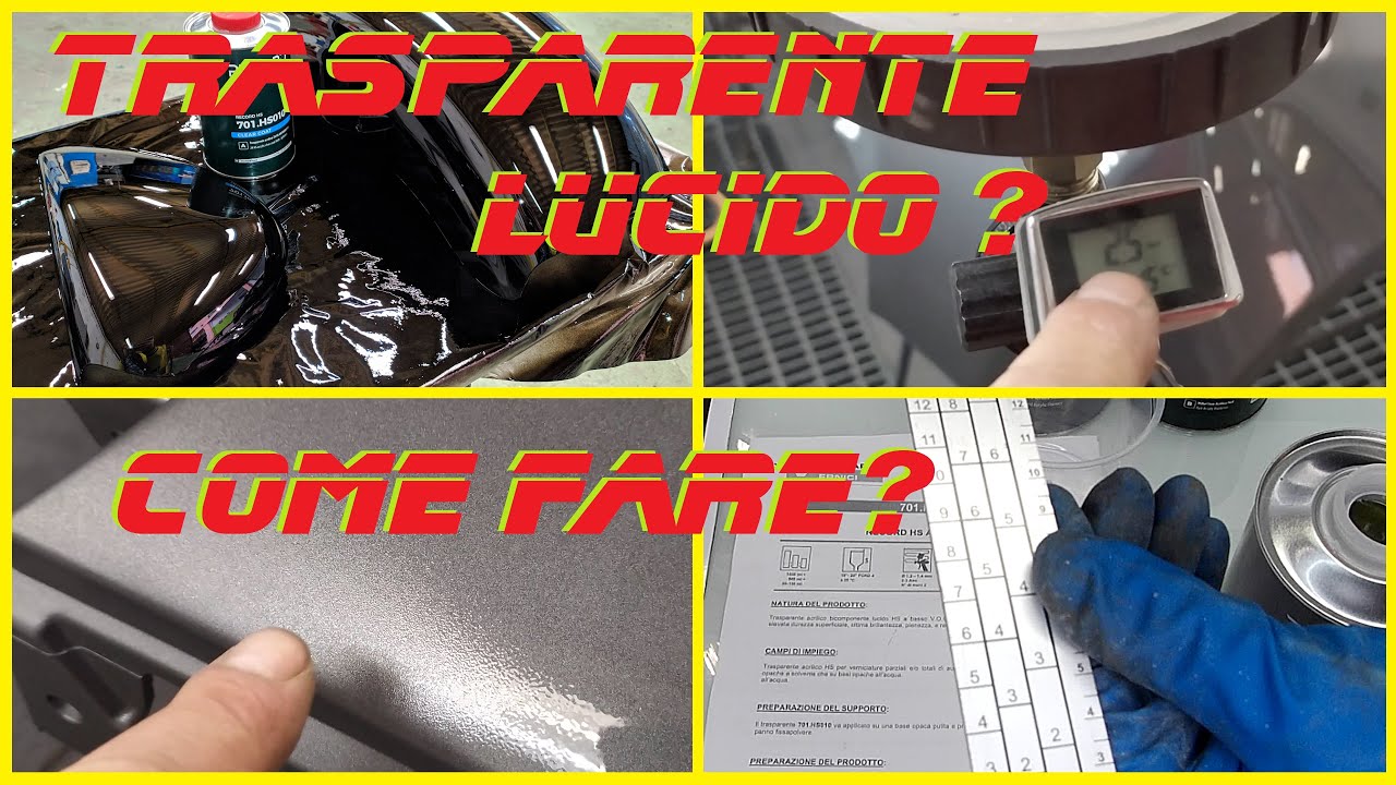 Come Spruzzare perfettamente il trasparente lucido