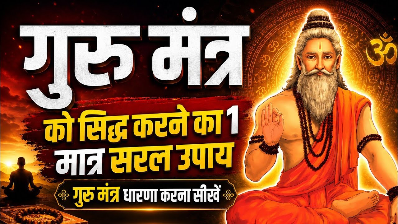 गुरु मंत्र । गुरु मंत्र कैसे सिद्ध करें । guru mantra kya hota hai | guru mantra | guru mantra jaap