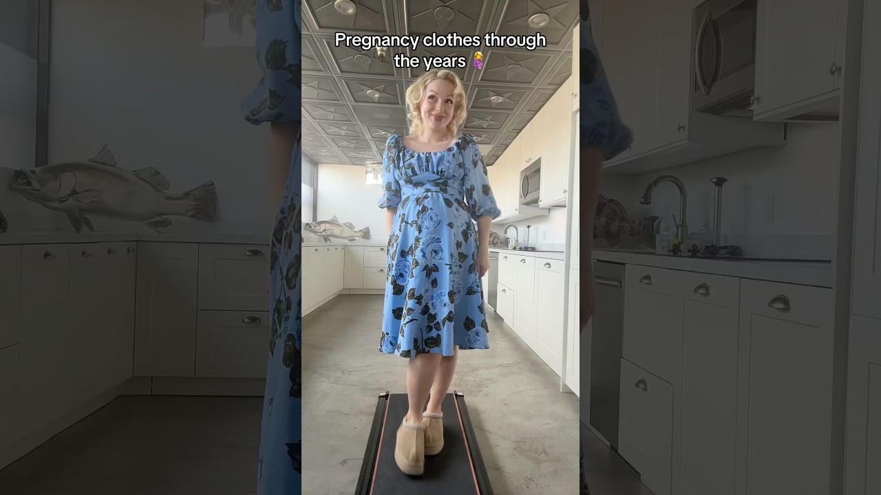 Pregnancy clothes through the years 🤰 #shorts