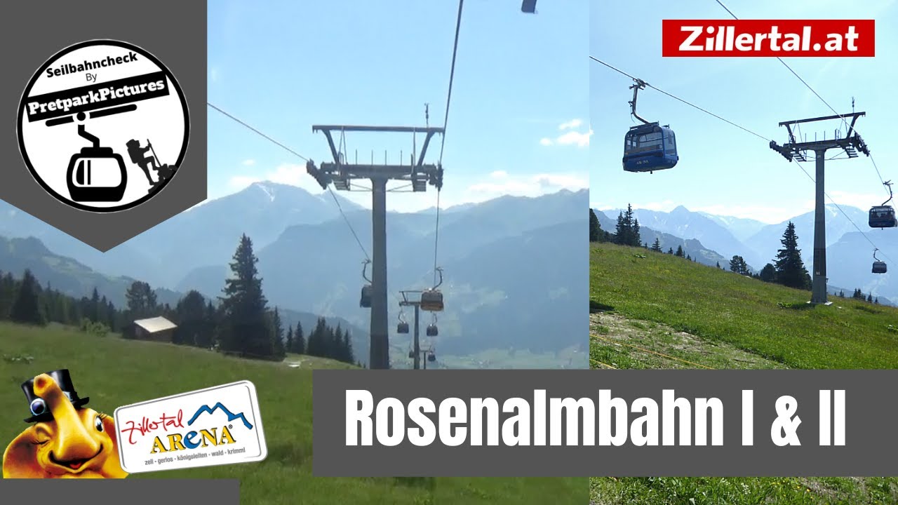 8-MGD Rosenalmbahn Zell am Ziller Talfahrt - Zillertal Austria 2019 🚡
